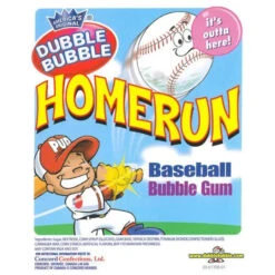 Dubble Bubble Home Run Baseball Gumballs: 240-Piece Tub -Candy World Shop dubble bubble home run baseball gumballs 240 piece tub candy warehouse 5 9d790221 62d0 4455 a8e6 0ebf4caf1420