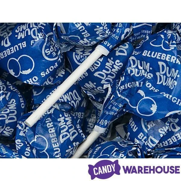 Dum Dums Royal Blue Party Pops - Blueberry: 75-Piece Bag 5 Dum Dums Royal Blue Party Pops - Blueberry: 75-Piece Bag - Image 3