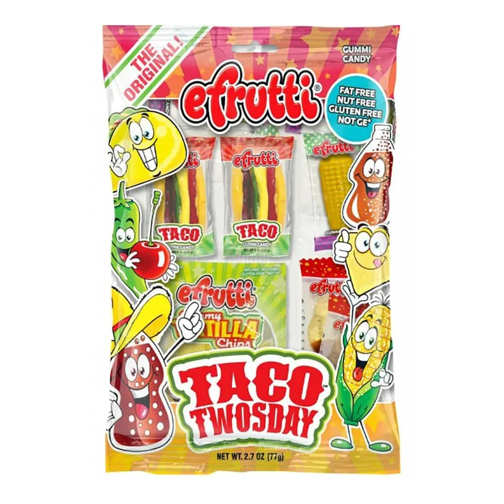 Efrutti Gummi Taco Twosday Bags: 12-Piece Box 2 Efrutti Gummi Taco Twosday Bags: 12-Piece Box