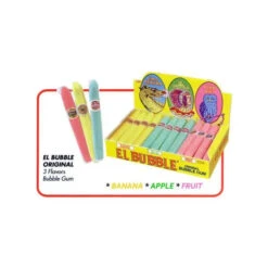 El Bubble Bubble Gum Cigars - Version I: 36-Piece Box -Candy World Shop el bubble bubble gum cigars version i 36 piece box candy warehouse 4 5e16820e 711d 4be8 9913 7638ff4b7952