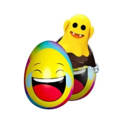 Emoji ChocoTreasure Surprise Eggs With Toy Inside: 12-Piece Box -Candy World Shop emoji chocotreasure surprise eggs with toy inside 12 piece box candy warehouse 5