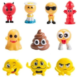 Emoji ChocoTreasure Surprise Eggs With Toy Inside: 12-Piece Box -Candy World Shop emoji chocotreasure surprise eggs with toy inside 12 piece box candy warehouse 7