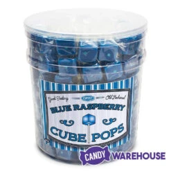 Espeez Cube Pop - Blue Raspberry: 100-Piece Tub -Candy World Shop espeez cube pop blue raspberry 100 piece tub candy warehouse 3