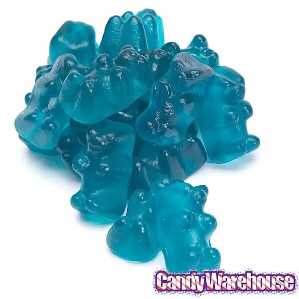 European Style Gummy Bears - Blue Raspberry: 2LB Bag 5 European Style Gummy Bears - Blue Raspberry: 2LB Bag - Image 3