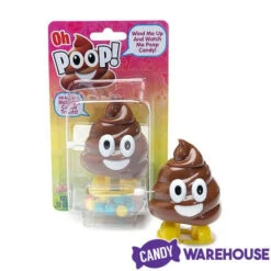Flix Candy Wind-up Poop Emoji Candy Dispensers: 6-Piece Display -Candy World Shop flix candy wind up poop emoji candy dispensers 6 piece display candy warehouse 4