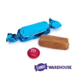 Foiled Caramel Candy - Blue: 180-Piece Bag -Candy World Shop foiled caramel candy blue 180 piece bag candy warehouse 5