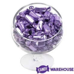 Foiled Caramel Candy - Lavender: 180-Piece Bag -Candy World Shop foiled caramel candy lavender 180 piece bag candy warehouse 4
