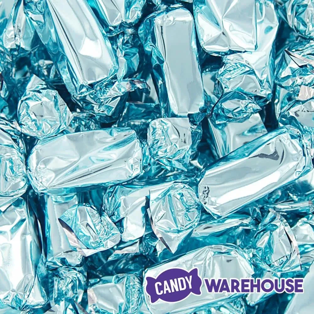 Foiled Caramel Candy - Light Blue: 180-Piece Bag 4 Foiled Caramel Candy - Light Blue: 180-Piece Bag - Image 2
