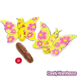 Foiled Chocolate Butterflies: 40-Piece Tub -Candy World Shop foiled chocolate butterflies 40 piece tub candy warehouse 3
