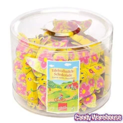 Foiled Chocolate Butterflies: 40-Piece Tub -Candy World Shop foiled chocolate butterflies 40 piece tub candy warehouse 4
