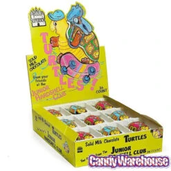 Foiled Milk Chocolate Turtles: 36-Piece Display -Candy World Shop foiled milk chocolate turtles 36 piece display candy warehouse 4