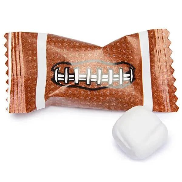 Football Wrapped Butter Mint Creams: 300-Piece Case 3 Football Wrapped Butter Mint Creams: 300-Piece Case