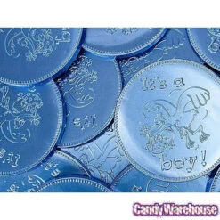 Fort Knox It's A Boy Foiled Milk Chocolate 4-Inch Medallions: 20-Piece Box 9 Fort Knox It's A Boy Foiled Milk Chocolate 4-Inch Medallions: 20-Piece Box -Candy World Shop fort knox it s a boy foiled milk chocolate 4 inch medallions 20 piece box candy warehouse 4