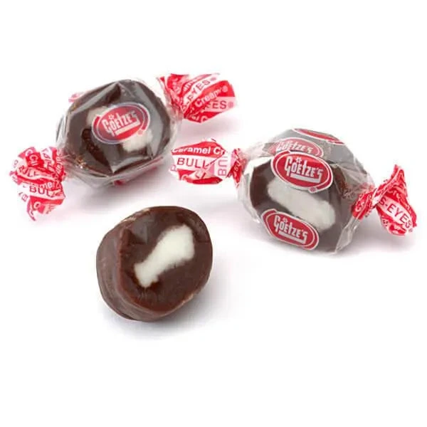 Goetze's Caramel Creams Bulls Eyes Candy - Chocolate: 5LB Bag 3 Goetze's Caramel Creams Bulls Eyes Candy - Chocolate: 5LB Bag