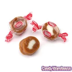 Goetze's Caramel Creams Bulls Eyes Candy - Vanilla: 100-Piece Tub -Candy World Shop goetze s caramel creams bulls eyes candy vanilla 100 piece tub candy warehouse 3