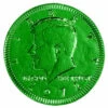 Green Foiled Milk Chocolate Coins: 1LB Bag -Candy World Shop green foiled milk chocolate coins 1lb bag candy warehouse 1