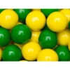 Gumballs Color Combo - Green And Yellow: 4LB Box -Candy World Shop gumballs color combo green and yellow 4lb box candy warehouse 1