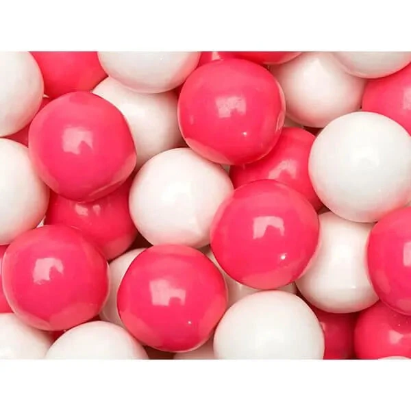 Gumballs Color Combo - Pink And White: 4LB Box 3 Gumballs Color Combo - Pink And White: 4LB Box