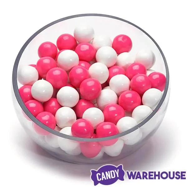 Gumballs Color Combo - Pink And White: 4LB Box 4 Gumballs Color Combo - Pink And White: 4LB Box - Image 2