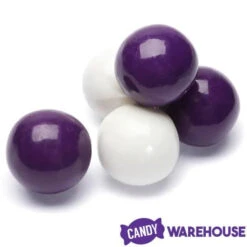 Gumballs Color Combo - Purple And White: 4LB Box 8 Gumballs Color Combo - Purple And White: 4LB Box -Candy World Shop gumballs color combo purple and white 4lb box candy warehouse 3