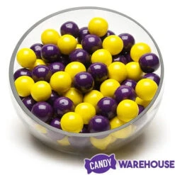 Gumballs Color Combo - Purple And Yellow: 4LB Box 9 Gumballs Color Combo - Purple And Yellow: 4LB Box -Candy World Shop gumballs color combo purple and yellow 4lb box candy warehouse 4