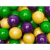 Gumballs Color Combo - Purple, Green And Gold: 6LB Box -Candy World Shop gumballs color combo purple green and gold 6lb box candy warehouse 1