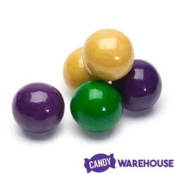 Gumballs Color Combo - Purple, Green And Gold: 6LB Box -Candy World Shop gumballs color combo purple green and gold 6lb box candy warehouse 3