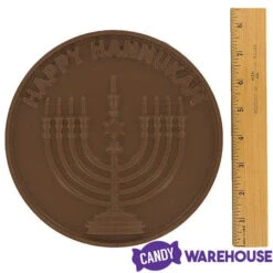 Happy Hanukkah Milk Chocolate Giant Gelt: 8.65-Ounce Coin -Candy World Shop happy hanukkah milk chocolate giant gelt 8 65 ounce coin candy warehouse 3