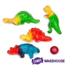 Haribo Gummy Dinosaurs Candy: 100-Piece Jar -Candy World Shop haribo gummy dinosaurs candy 100 piece jar candy warehouse 4