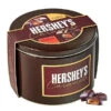 Hershey's Caramels - Milk And Dark Chocolate Caramel Candy: 2.5LB Gift Tin -Candy World Shop hershey s caramels milk and dark chocolate caramel candy 2 5lb gift tin candy warehouse 1