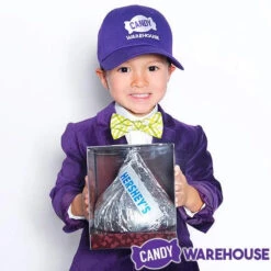 Hershey's Giant KISS Hollow Milk Chocolate: 12-Ounce Gift Box -Candy World Shop hershey s giant kiss hollow milk chocolate 12 ounce gift box candy warehouse 6