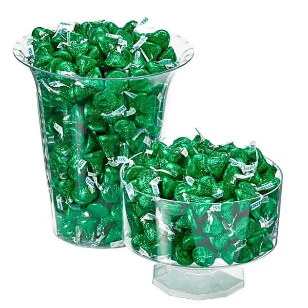 Hershey's Kisses Dark Green Foiled Milk Chocolate Candy: 400-Piece Bag 8 Hershey's Kisses Dark Green Foiled Milk Chocolate Candy: 400-Piece Bag - Image 6