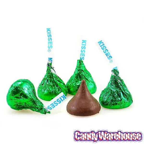 Hershey's Kisses Dark Green Foiled Milk Chocolate Candy: 400-Piece Bag 9 Hershey's Kisses Dark Green Foiled Milk Chocolate Candy: 400-Piece Bag - Image 7