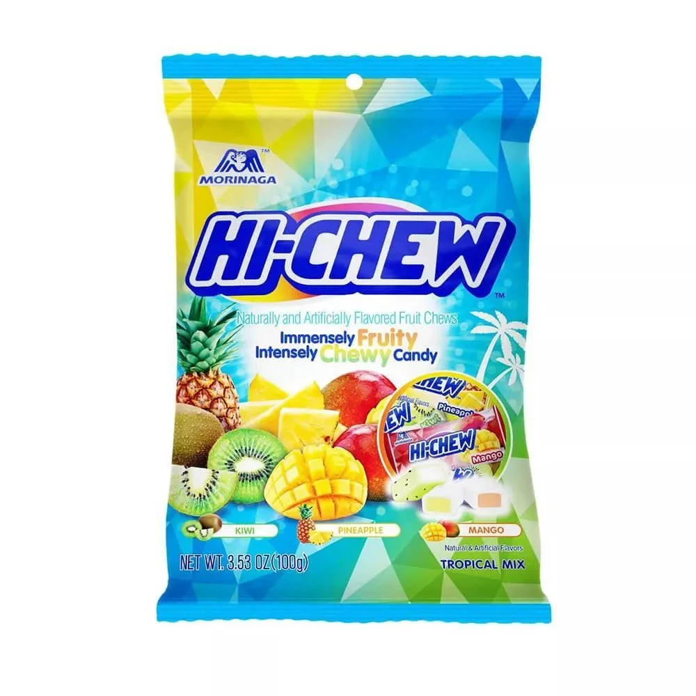 Hi-Chew Fruit Chews Candy Packs - Tropical Mix: 20-Piece Bag 3 Hi-Chew Fruit Chews Candy Packs - Tropical Mix: 20-Piece Bag
