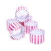Hot Pink Plastic Cylinder Favor Boxes - 3-Ounce: 6-Piece Set -Candy World Shop hot pink plastic cylinder favor boxes 3 ounce 6 piece set candy warehouse 1