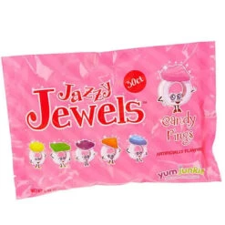 Jazzy Jewels Candy Rings: 30-Piece Bag -Candy World Shop jazzy jewels candy rings 30 piece bag candy warehouse 10