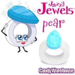 Jazzy Jewels Candy Rings: 30-Piece Bag -Candy World Shop jazzy jewels candy rings 30 piece bag candy warehouse 3