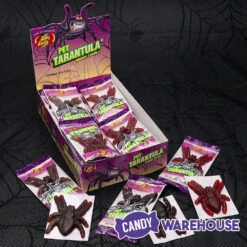 Jelly Belly Big Gummy Tarantula Spiders Candy Packs: 24-Piece Box -Candy World Shop jelly belly big gummy tarantula spiders candy packs 24 piece box candy warehouse 4 6600fdc9 44da 4e69 b1a8 58721f579a14