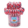 Jelly Belly Candy Canes - Cotton Candy: 80-Piece Bucket