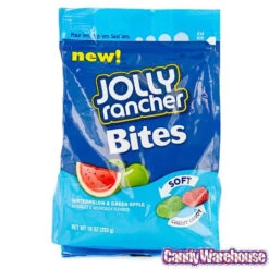 Jolly Rancher Bites - Watermelon And Green Apple: 8-Ounce Bag 11 Jolly Rancher Bites - Watermelon And Green Apple: 8-Ounce Bag -Candy World Shop jolly rancher bites watermelon and green apple 8 ounce bag candy warehouse 5