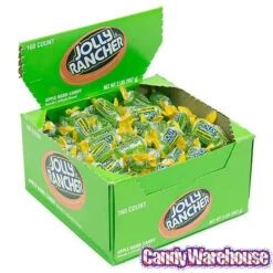 Jolly Rancher Hard Candy - Green Apple: 160-Piece Box -Candy World Shop jolly rancher hard candy green apple 160 piece box candy warehouse 3 8224e042 6c59 4d4d 9468 06d7307ba88e