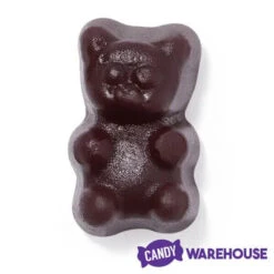 Jovy Black Cherry Gummy Bears: 5LB Bag -Candy World Shop jovy black cherry gummy bears 5lb bag candy warehouse 3