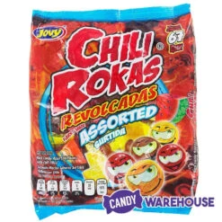 Jovy Chili Rokas Revolcadas Hard Candy - Assorted: 65-Piece Bag -Candy World Shop jovy chili rokas revolcadas hard candy assorted 65 piece bag candy warehouse 4
