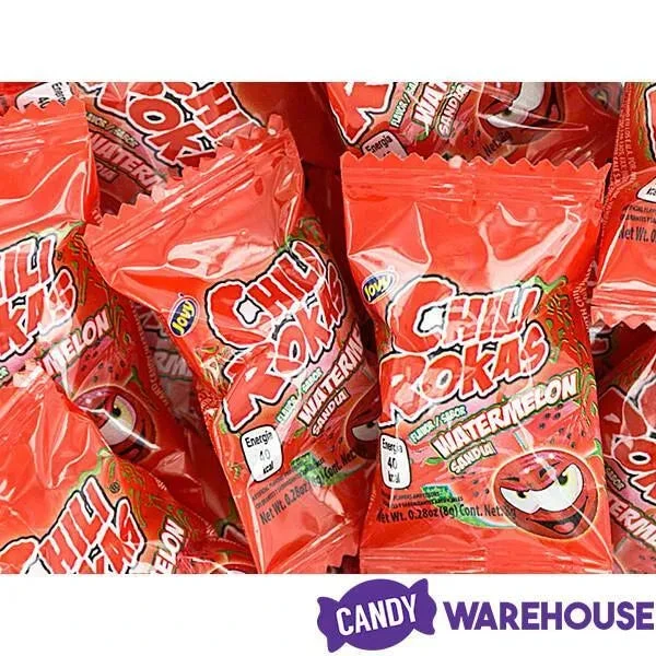 Jovy Chili Rokas Revolcadas Hard Candy - Watermelon: 65-Piece Bag 6 Jovy Chili Rokas Revolcadas Hard Candy - Watermelon: 65-Piece Bag - Image 4