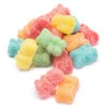 Jovy Neon Sugar Sanded Gummy Bears: 5LB Bag 1 Jovy Neon Sugar Sanded Gummy Bears: 5LB Bag -Candy World Shop jovy neon sugar sanded gummy bears 5lb bag candy warehouse 1