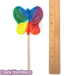 Jumbo 2.5-Ounce Butterfly Lollipops - Primary Colors: 16-Piece Box -Candy World Shop jumbo 2 5 ounce butterfly lollipops primary colors 16 piece box candy warehouse 3 81553f33 b988 4f7e ab55 ce8af50de103