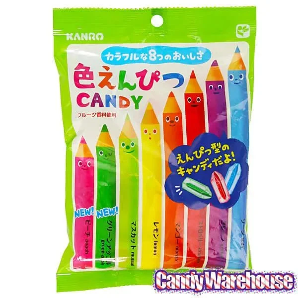 Kanro Assorted Colors Pencil Hard Candy: 25-Piece Bag 6 Kanro Assorted Colors Pencil Hard Candy: 25-Piece Bag - Image 4