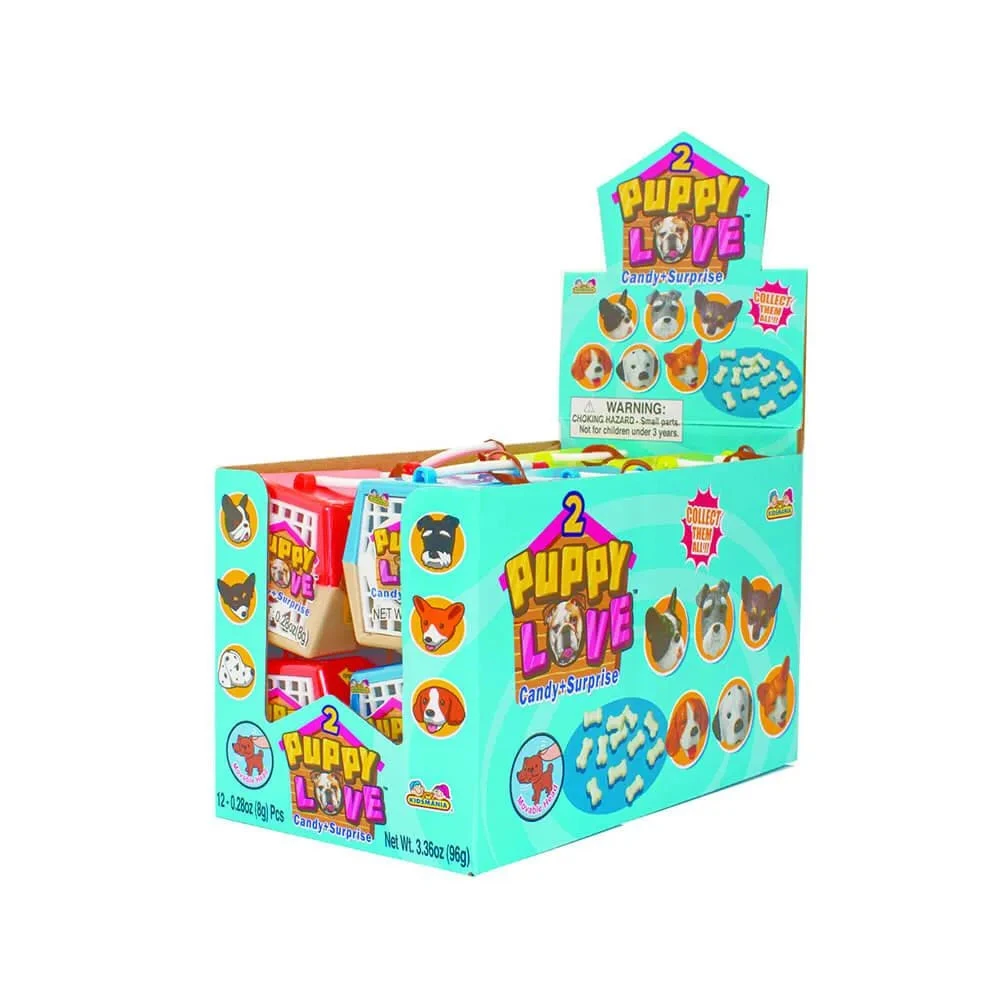 Kidsmania Puppy Love Candy And Surprise: 12-Piece Box 3 Kidsmania Puppy Love Candy And Surprise: 12-Piece Box