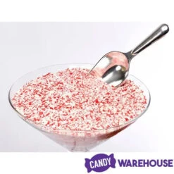 King Leo Crushed Peppermint Candy Cane Bits: 5LB Bag -Candy World Shop king leo crushed peppermint candy cane bits 5lb bag candy warehouse 4