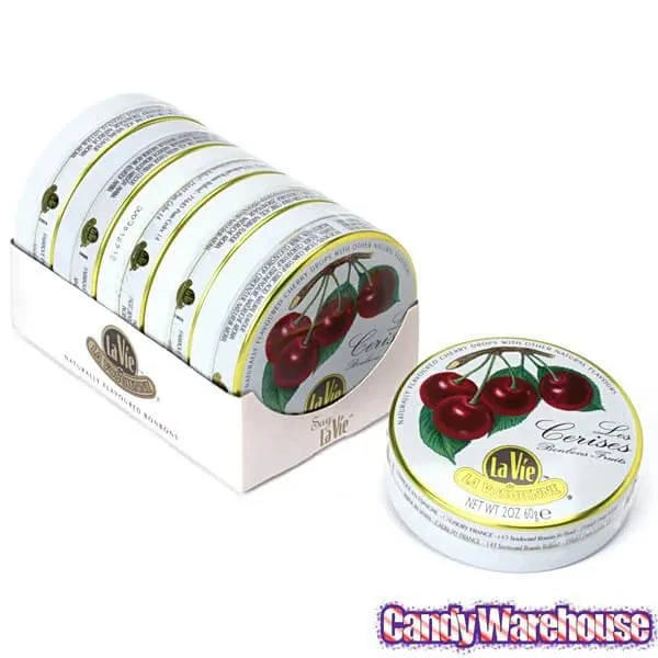 La Vie Candy Drops Tins - Cherry: 5-Piece Pack 4 La Vie Candy Drops Tins - Cherry: 5-Piece Pack - Image 2